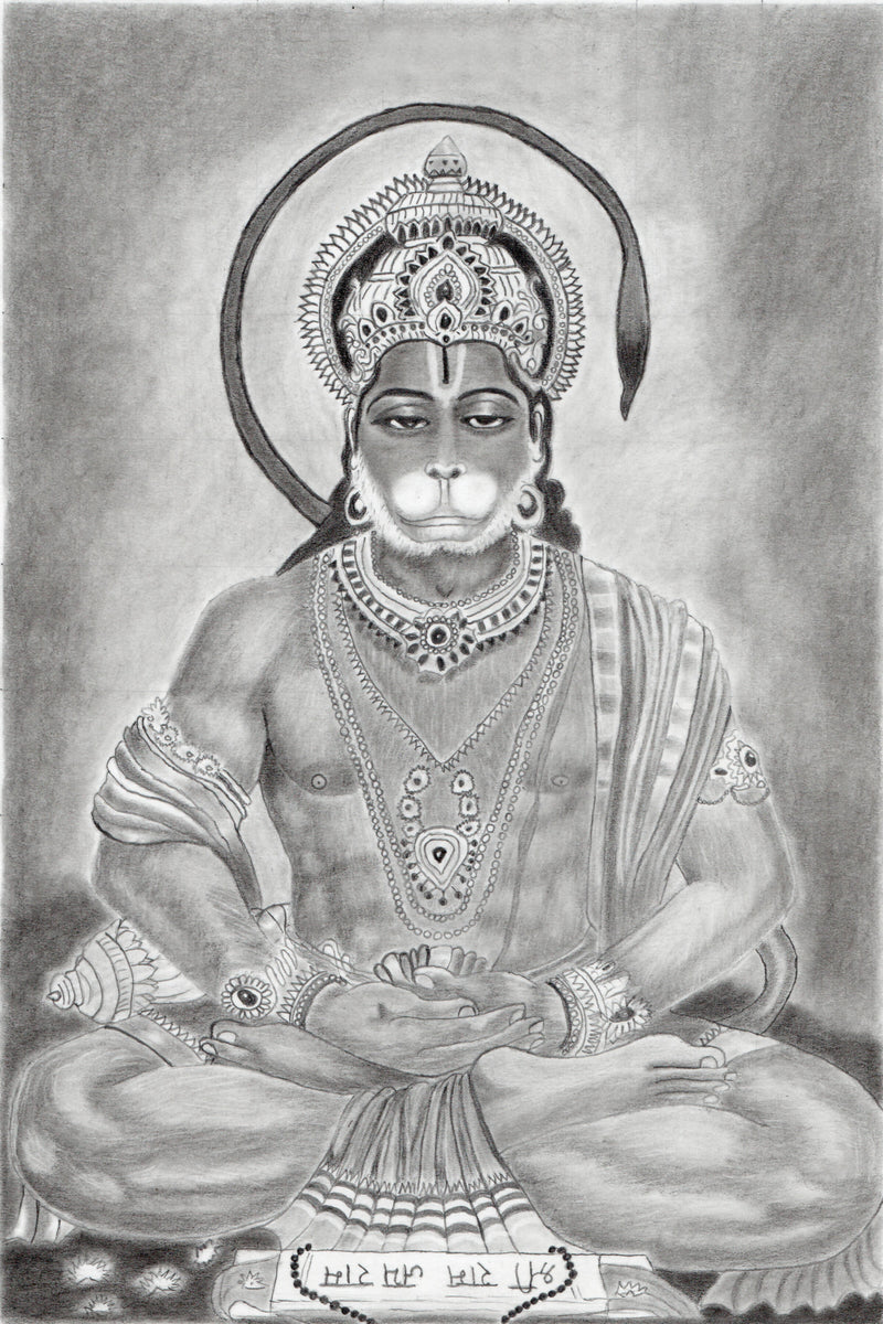 Hanuman Sketch – Gallerist.in