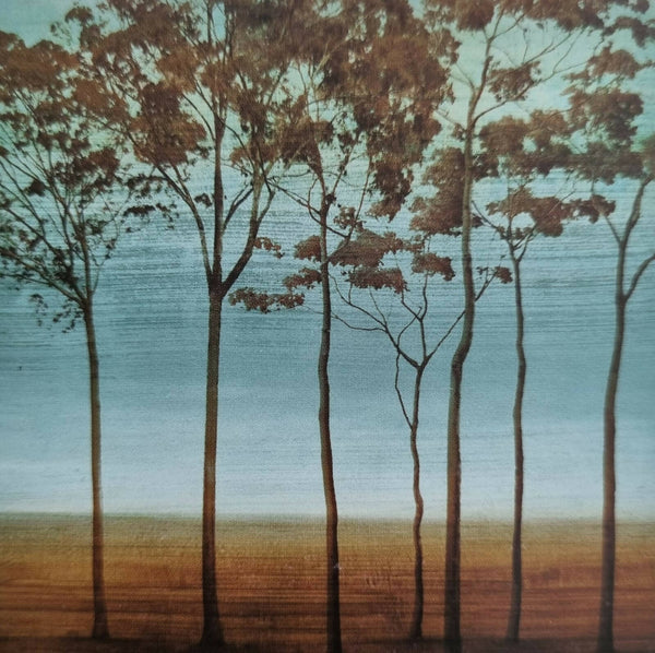 Trees landscape paintings.