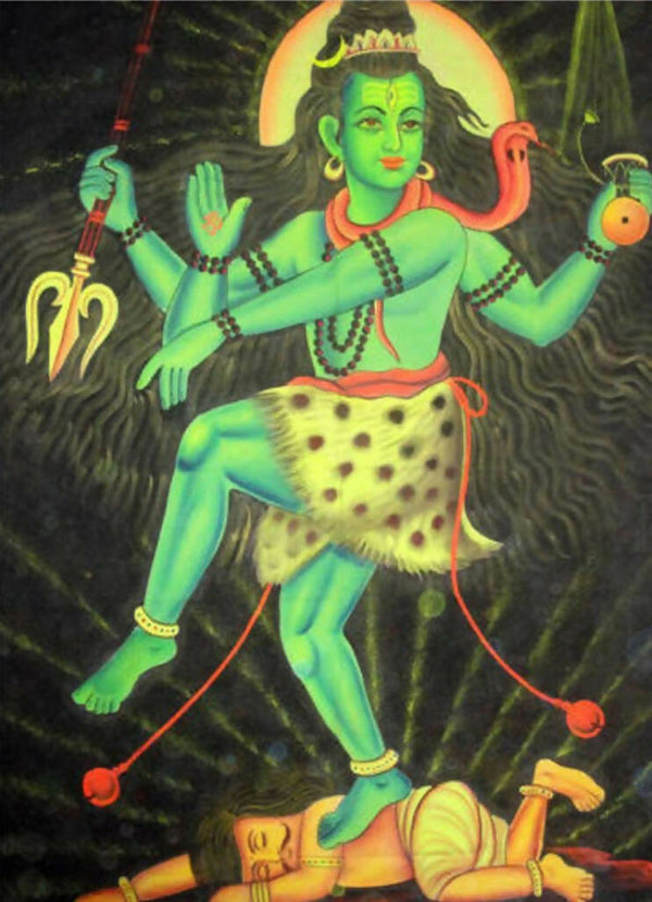 Shiva Wall Art, Mahadev Painting, Lord Shiva Art Work,Modern Art Painting