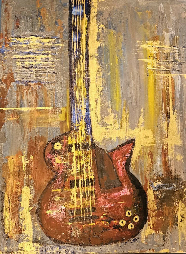 GUITAR ABSTRACT PAINTING