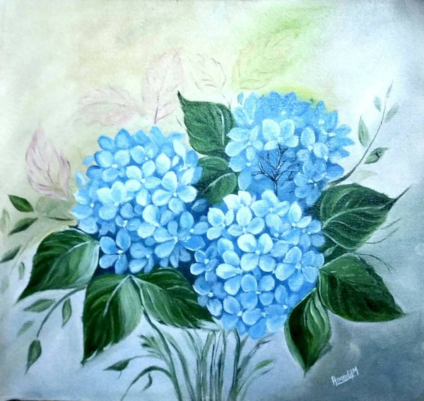 Hydrangea flower painting