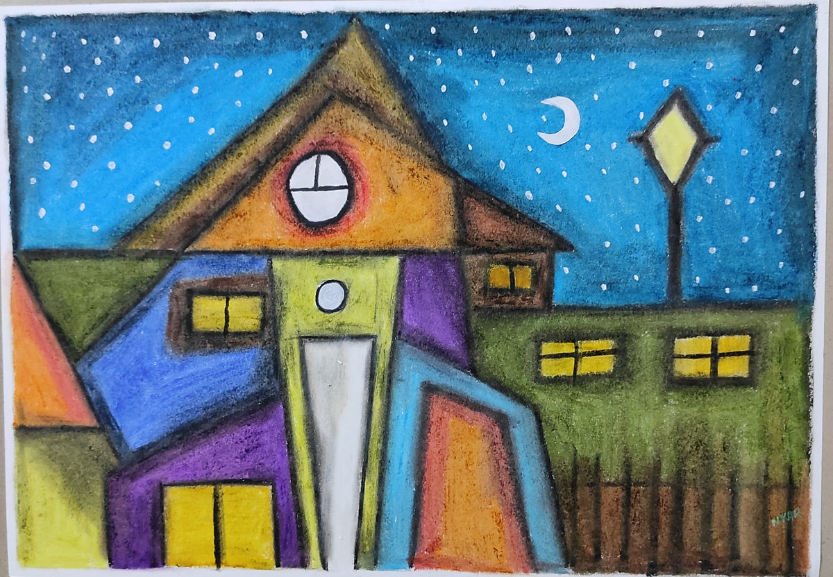 Abstract house on sale