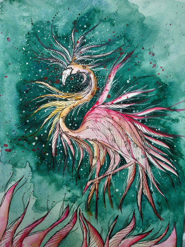 Bird - Flamingo Angelic