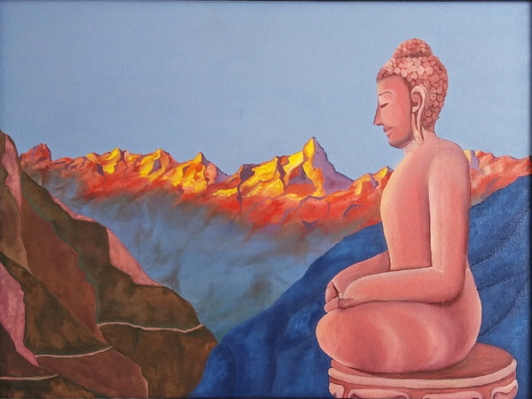 Buddha, in the Himalayas