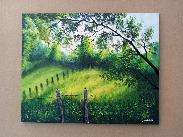 'Grassy Meadows' original Acrylic painting