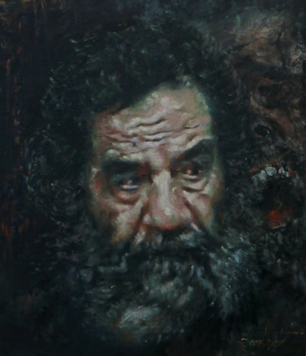Portrait of inner pain(Saddam Hussein)