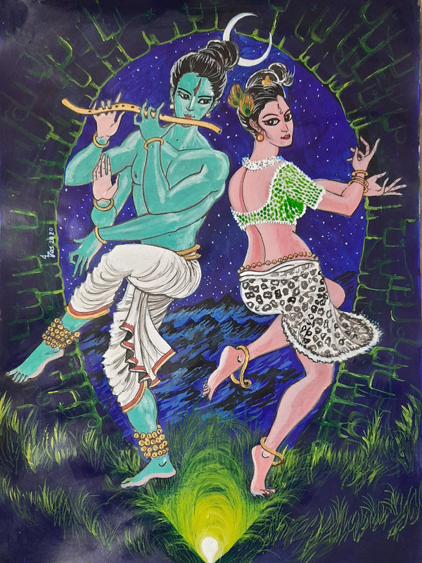 Purush & Prakriti in a devine dance