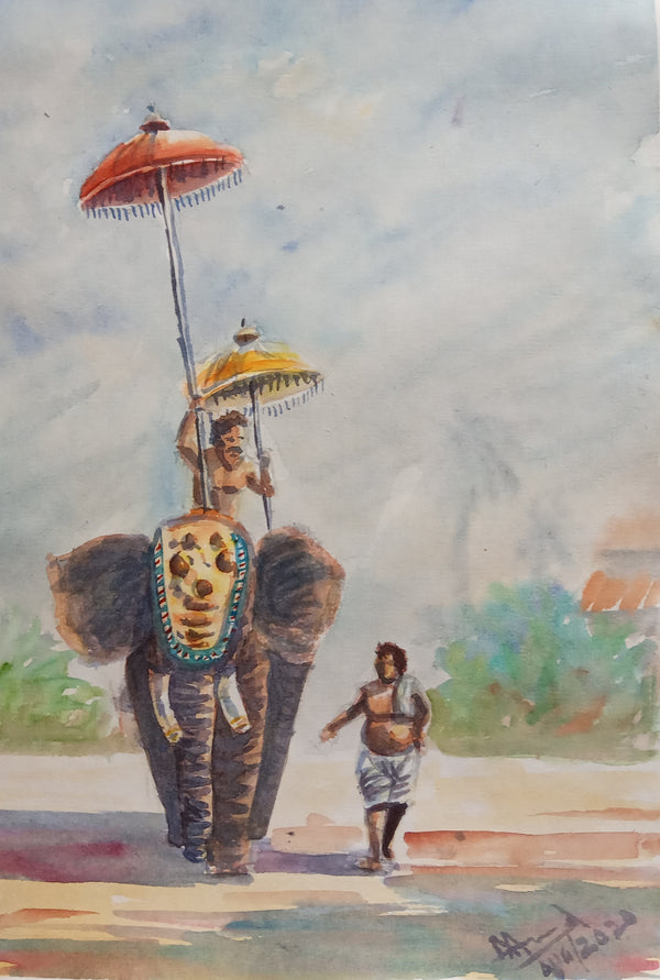 The Elephant on Walk