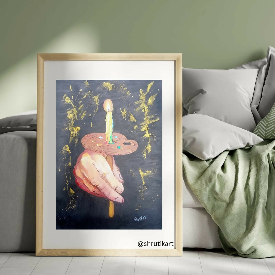 Artist’s Hand — Palette & Light