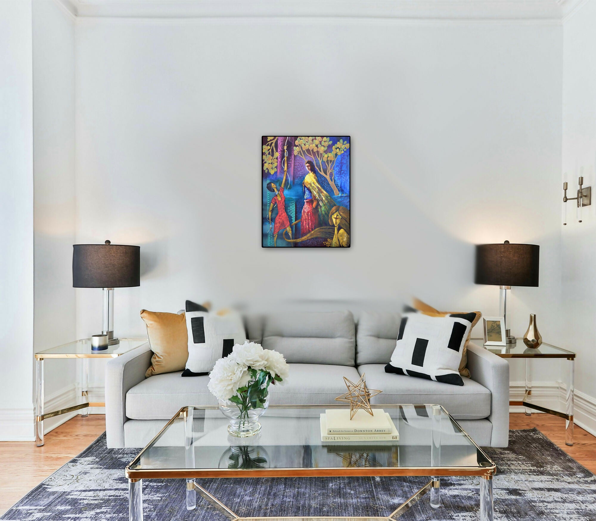 Evolving womanhood (F2) Indian style Fusion art