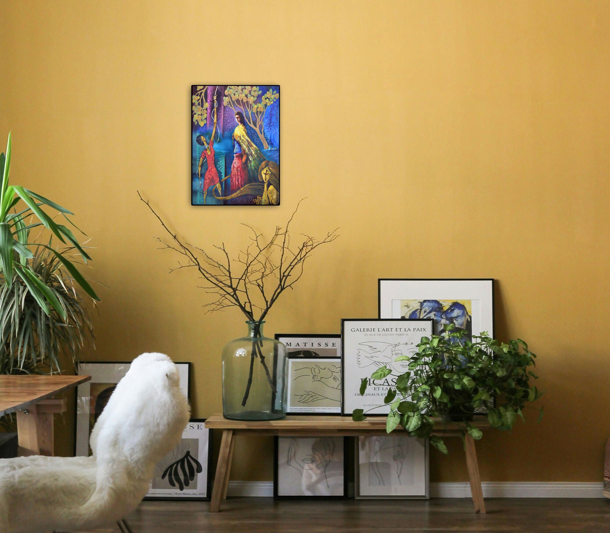 Evolving womanhood (F2) Indian style Fusion art