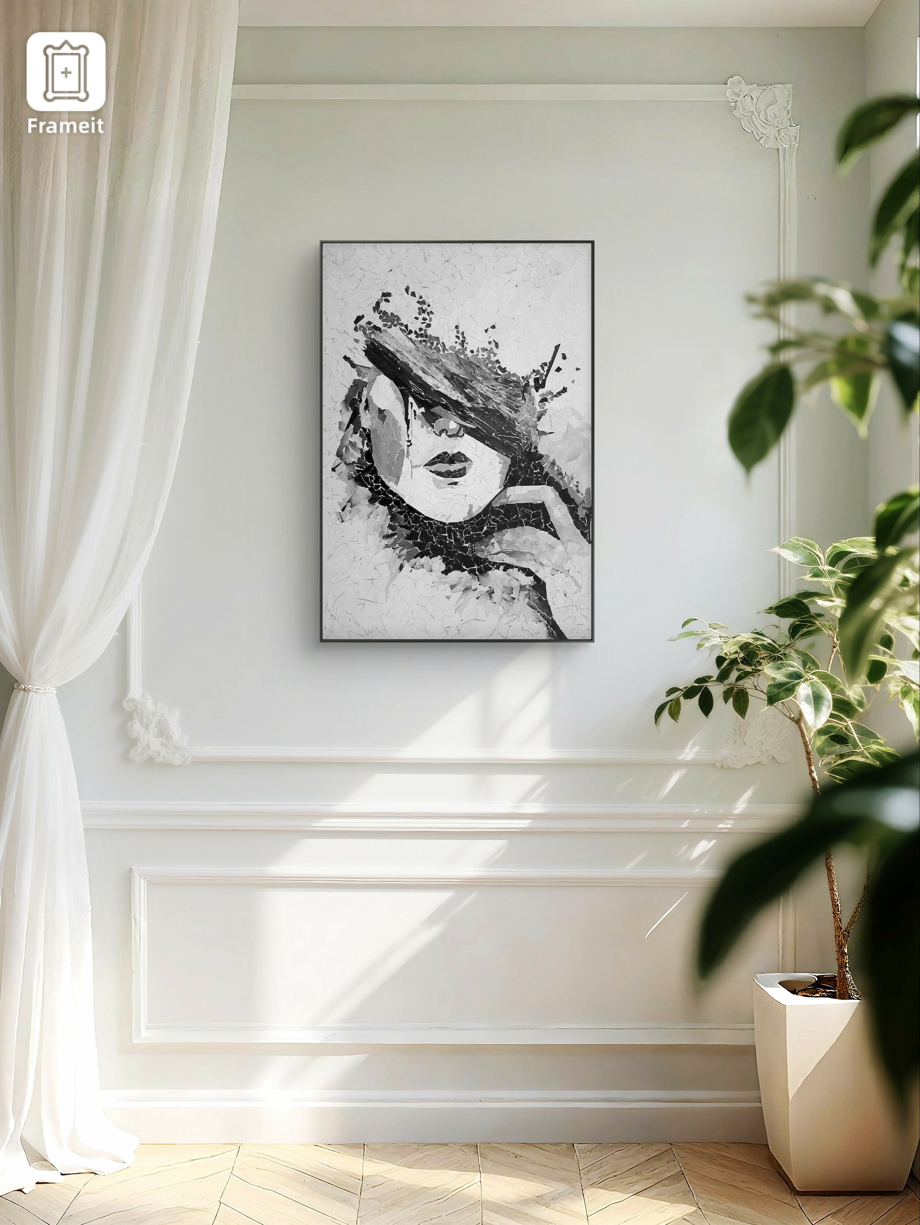 “Whispers of Grace” (paper collage)