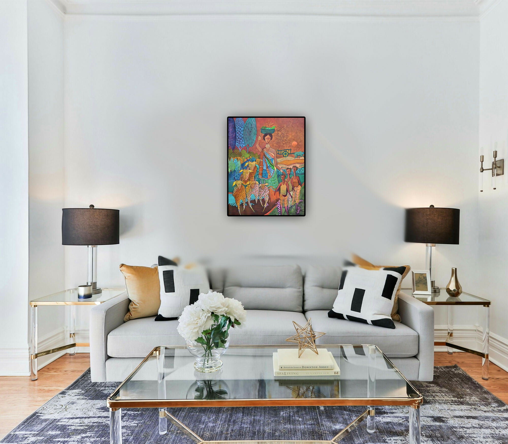 Indian Village Harmony (F3) Folk Fusion Art