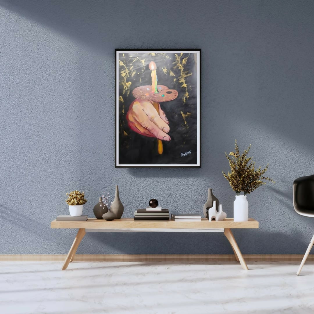 Artist’s Hand — Palette & Light