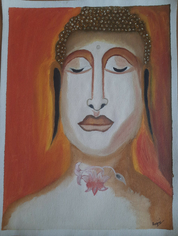 Peaceful Buddha In Dhyan Mudra