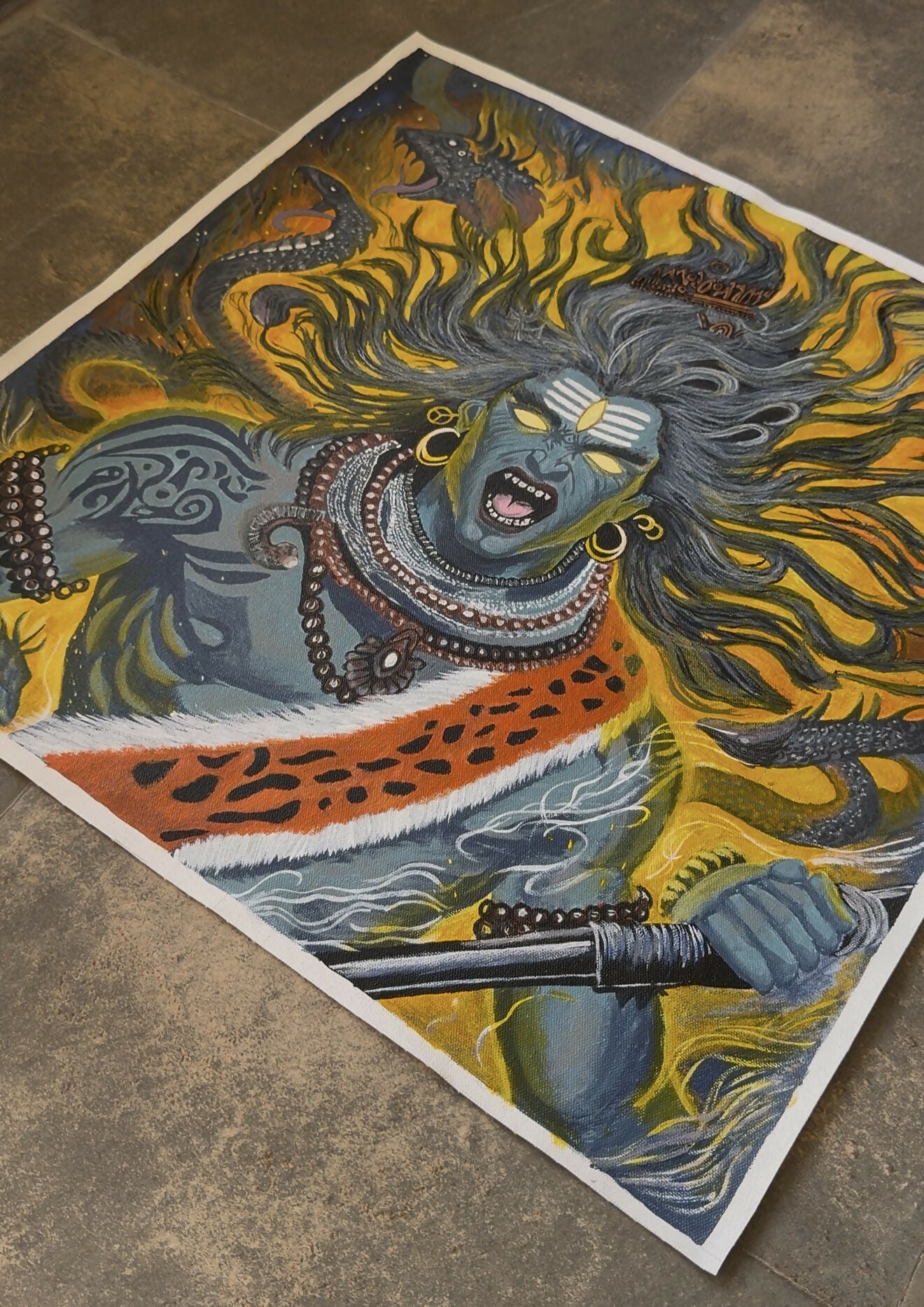 Rudra Roopam (The Fierce Form of Shiva)