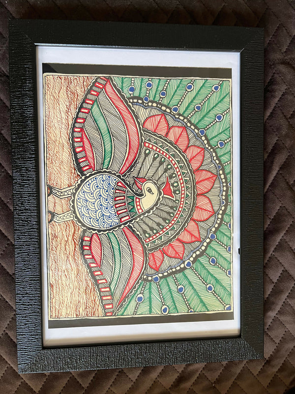 Peacock - Madhubani Art