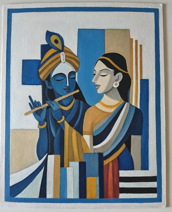 Radha Krishna art