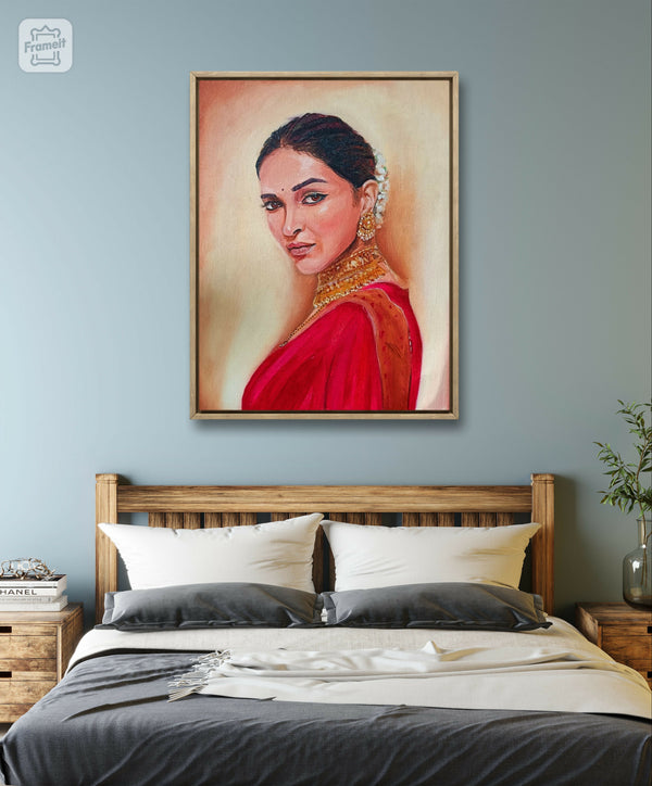 Deepika Padukone painting