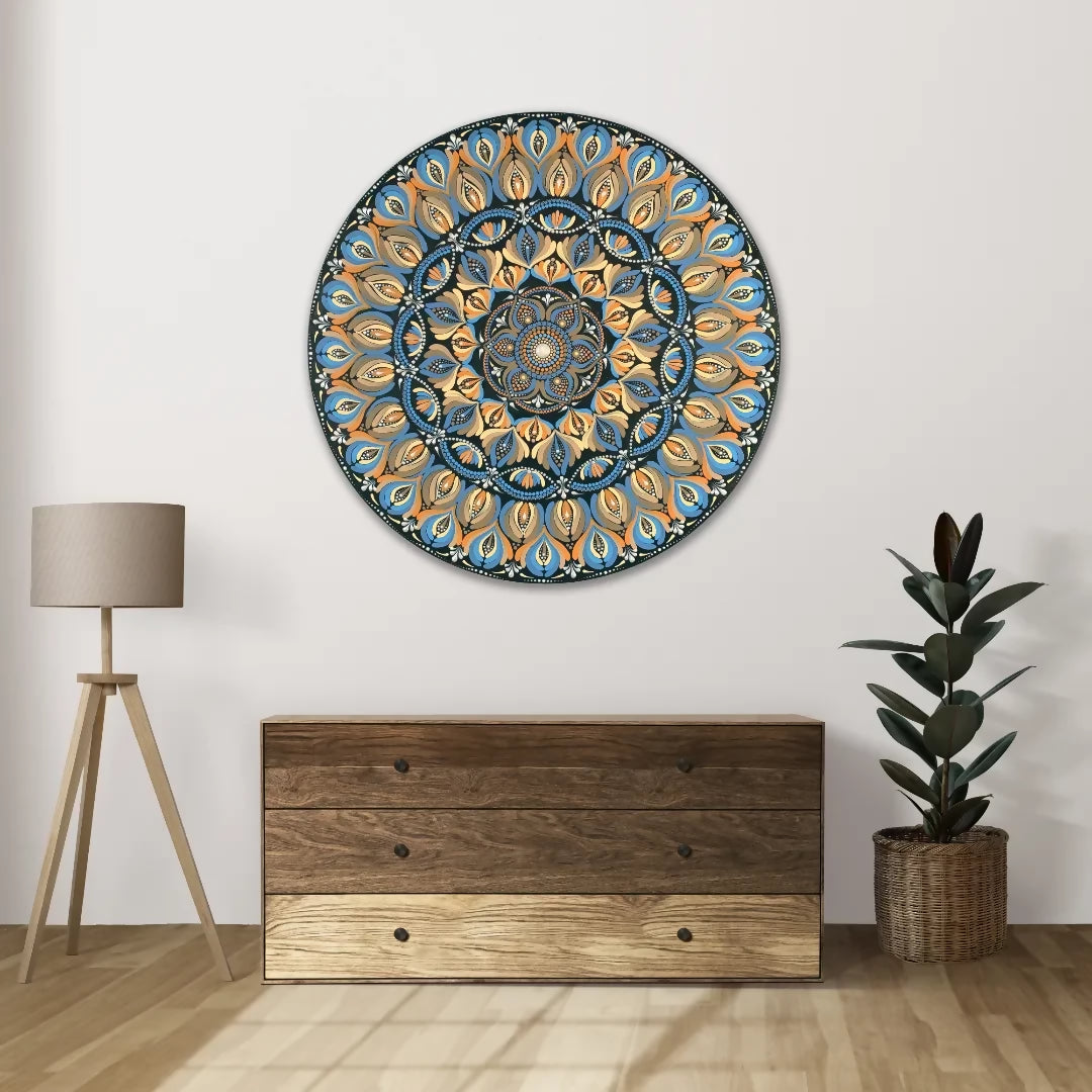 Earthen Mandala Painting