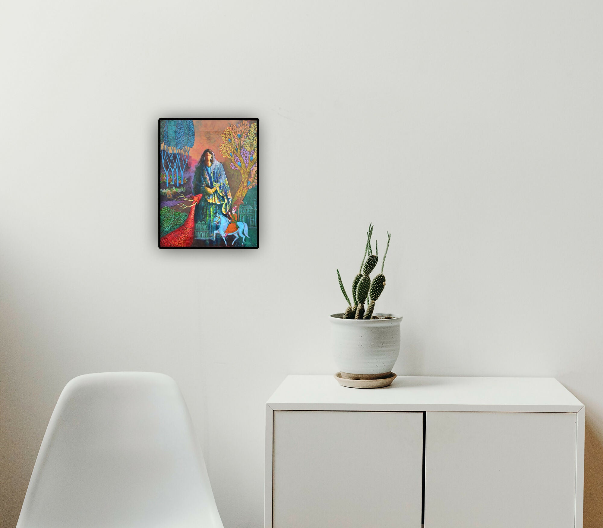 Bride & Prince of dreams (F-1) Indian style art