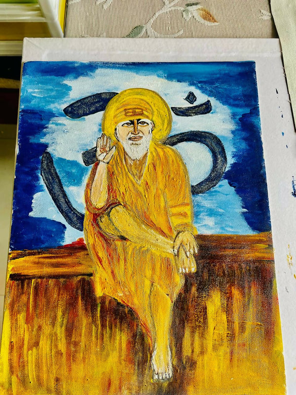 SAI BABA PAINTING