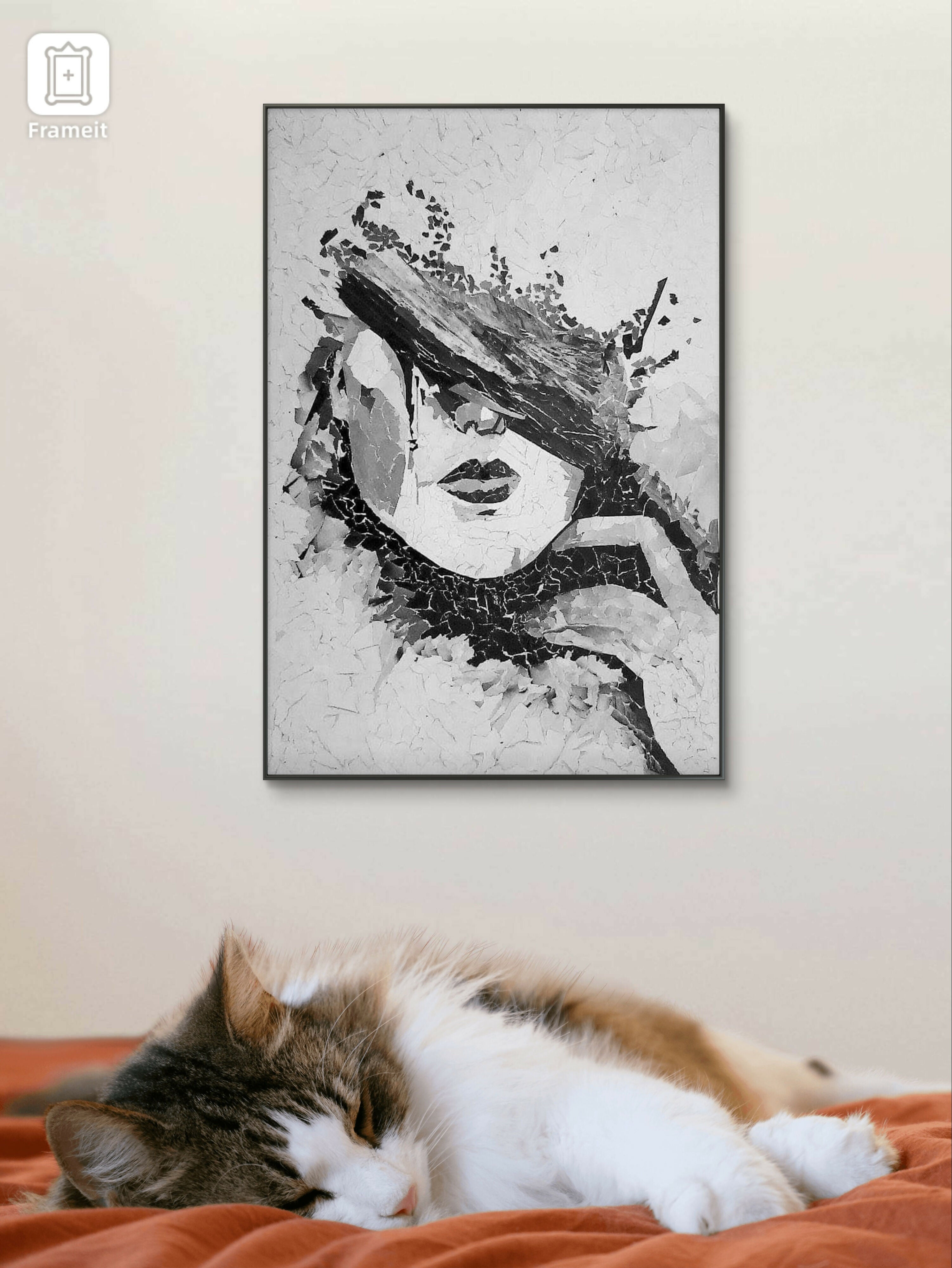 “Whispers of Grace” (paper collage)