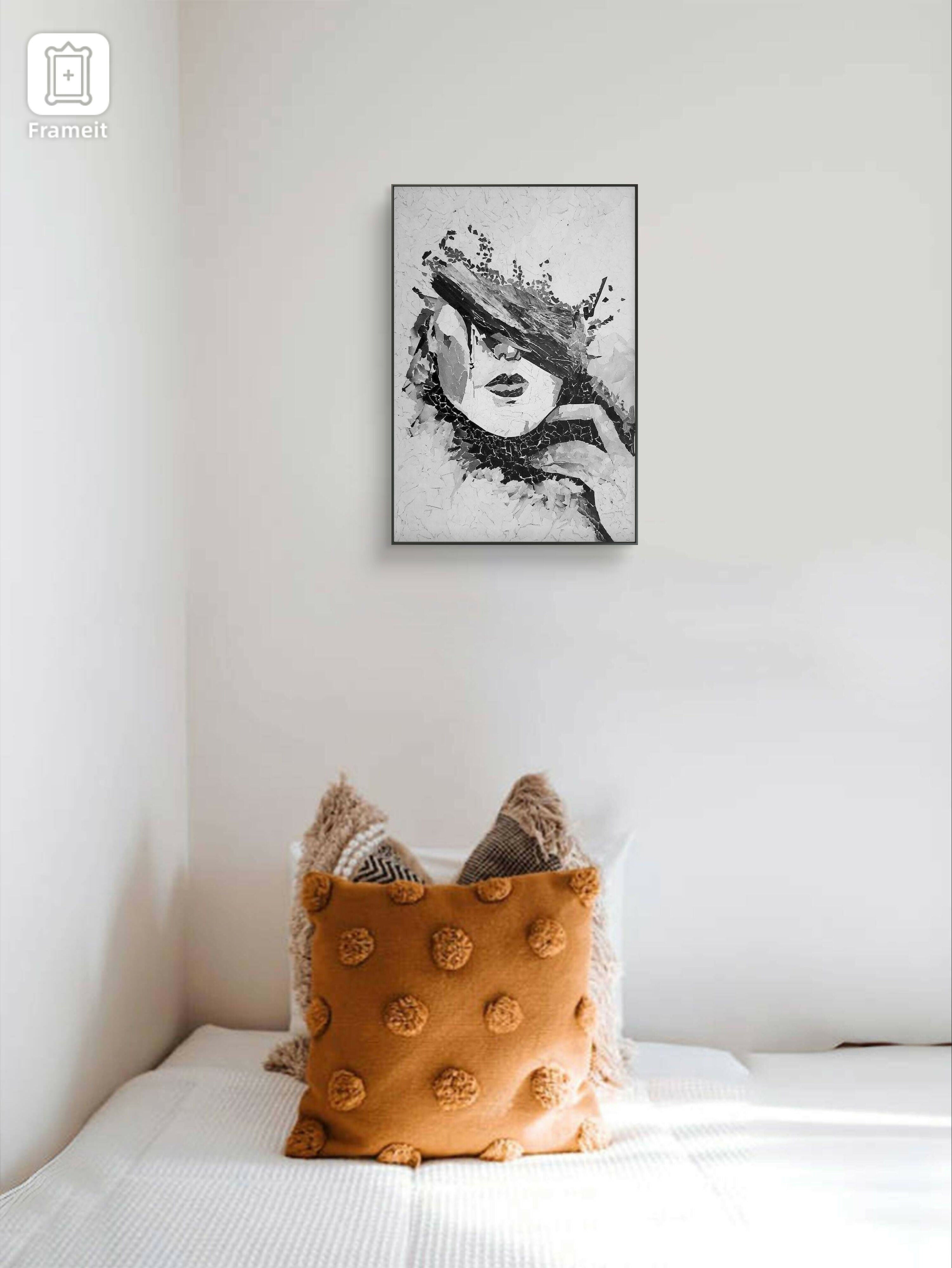 “Whispers of Grace” (paper collage)