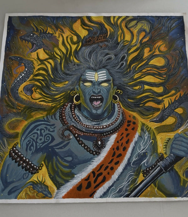 Rudra Roopam (The Fierce Form of Shiva)