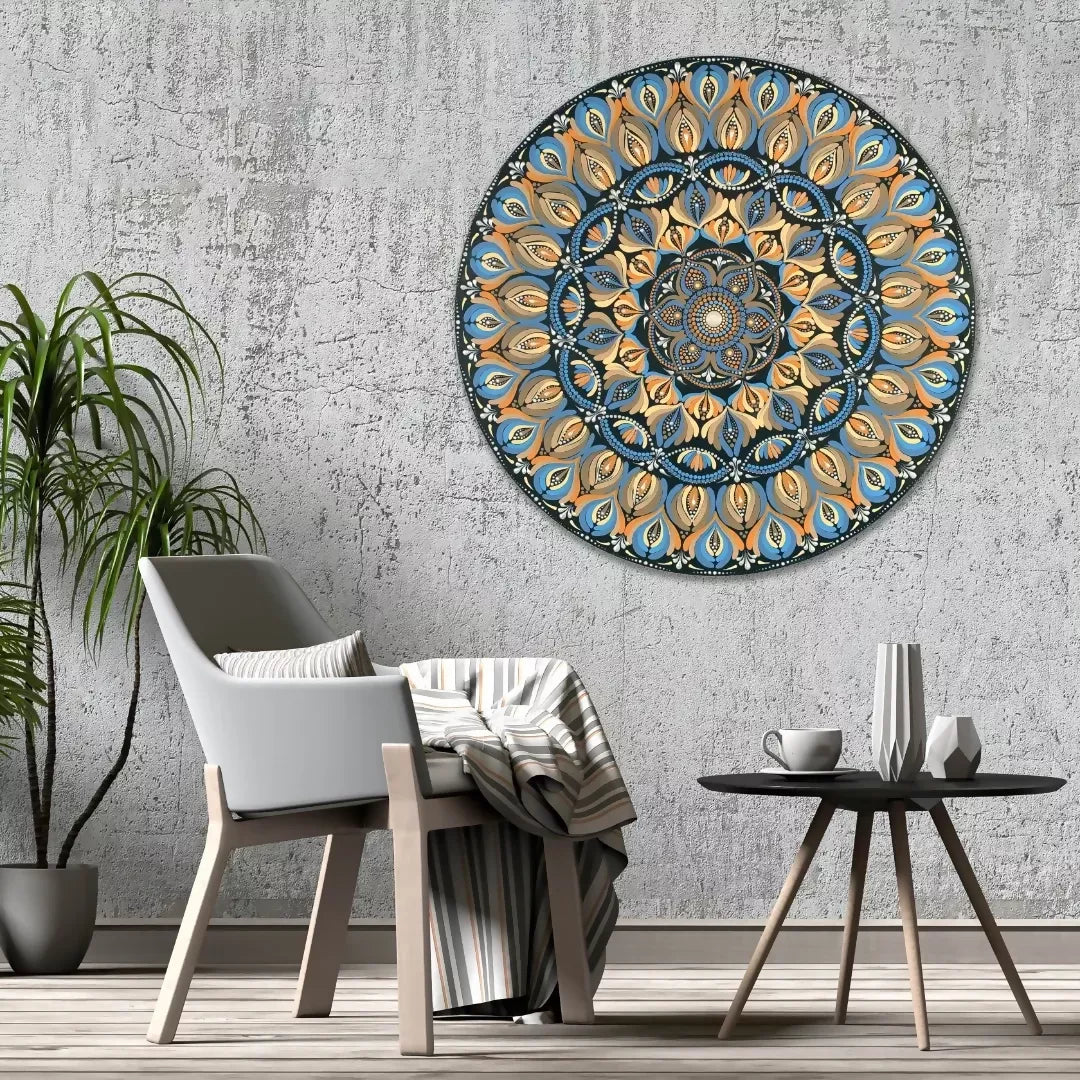 Earthen Mandala Painting