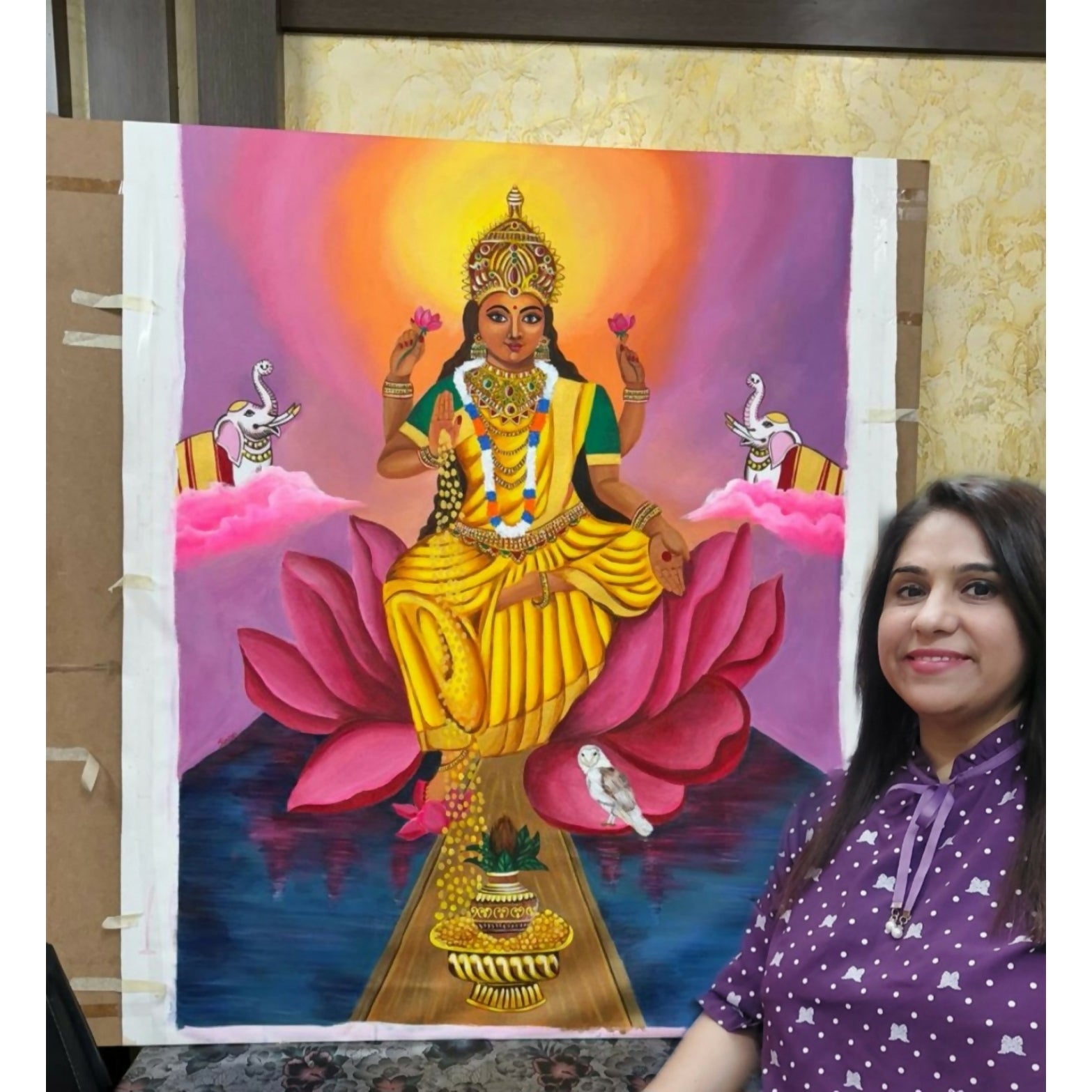 Mata lakshmi painting