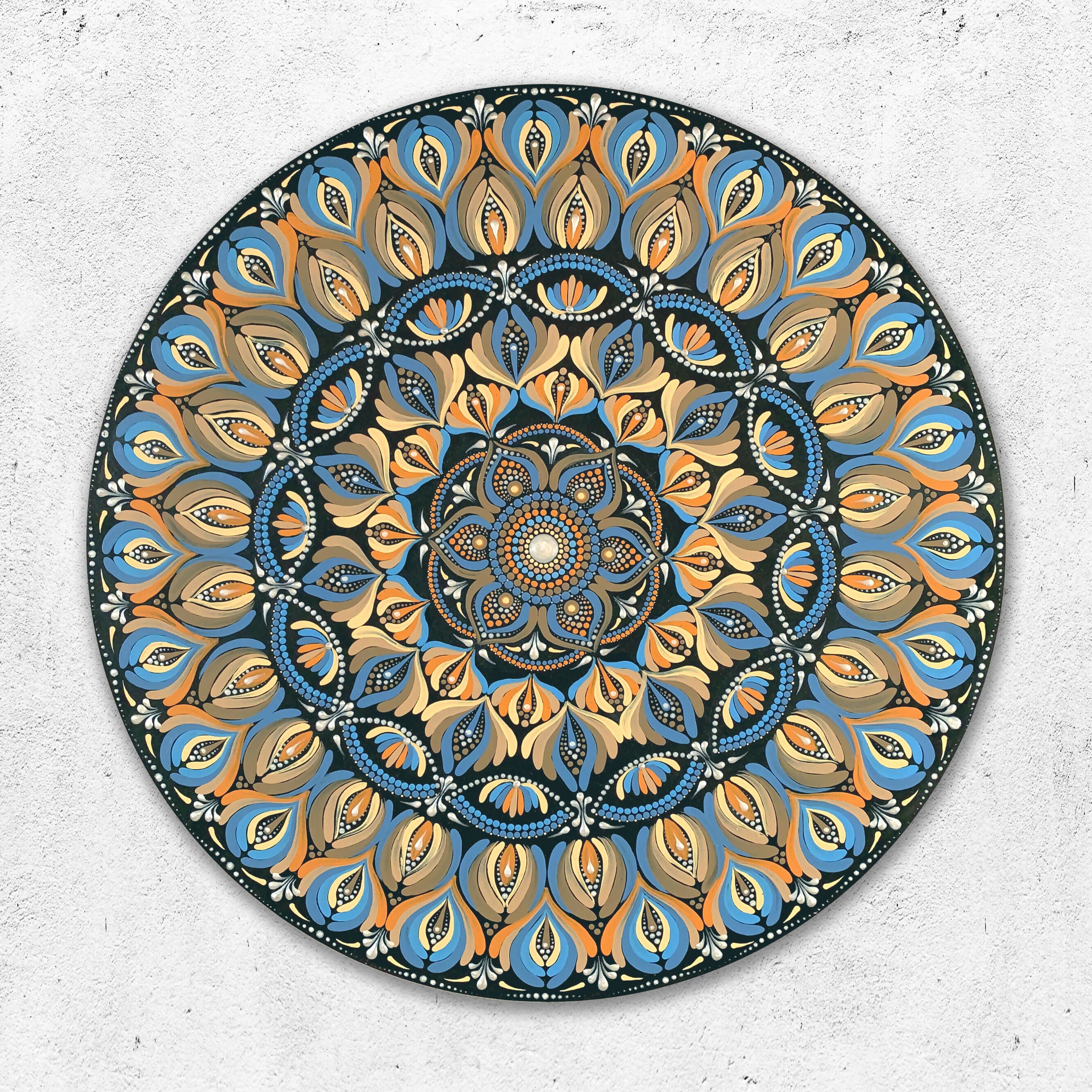 Earthen Mandala Painting