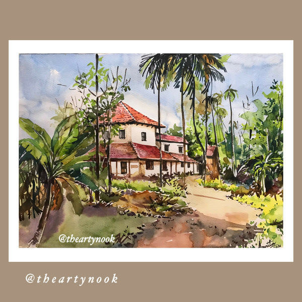 Kerala village landscape