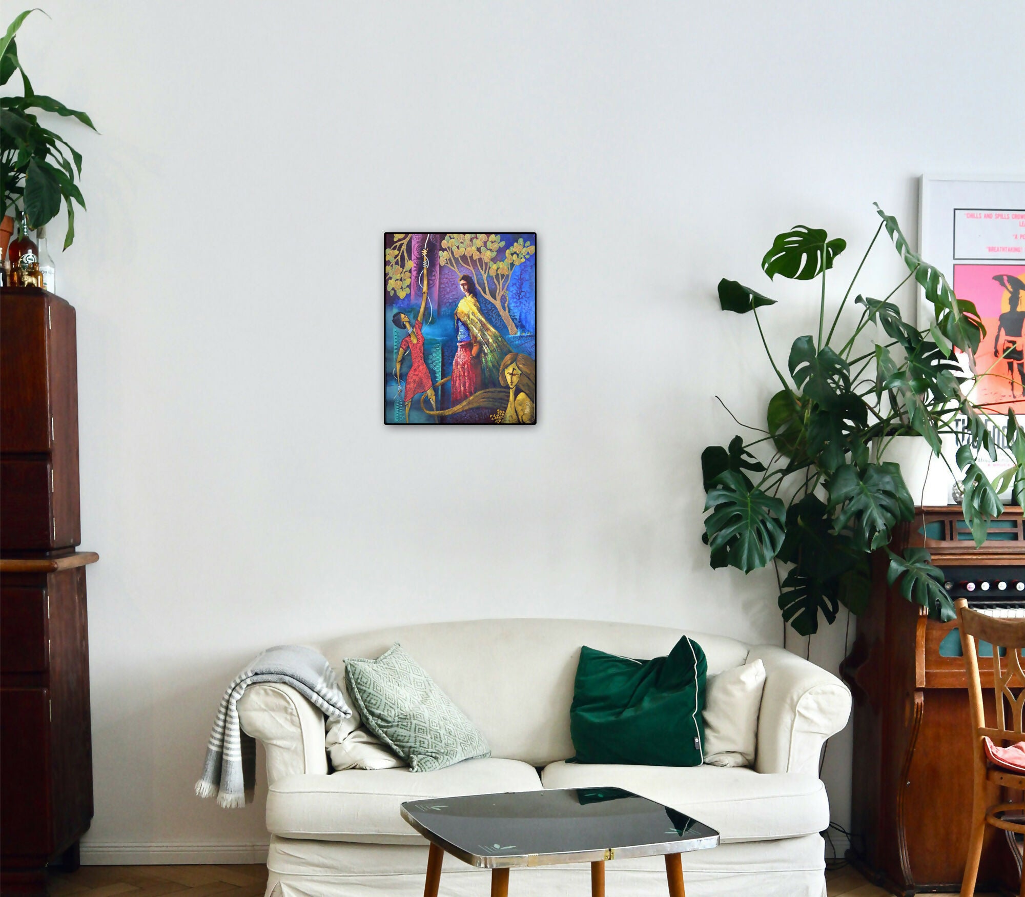 Evolving womanhood (F2) Indian style Fusion art