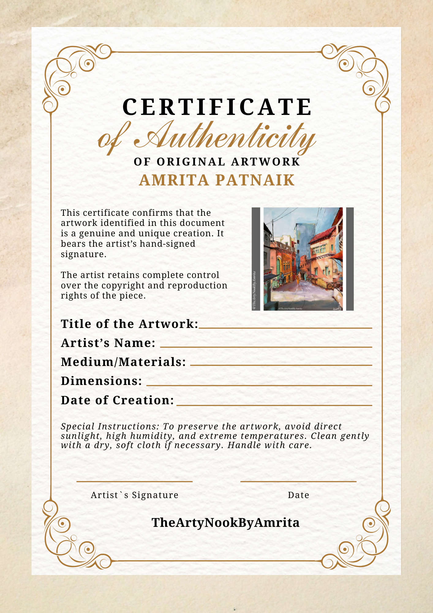 Indian cityscape original acrylic painting on canvas