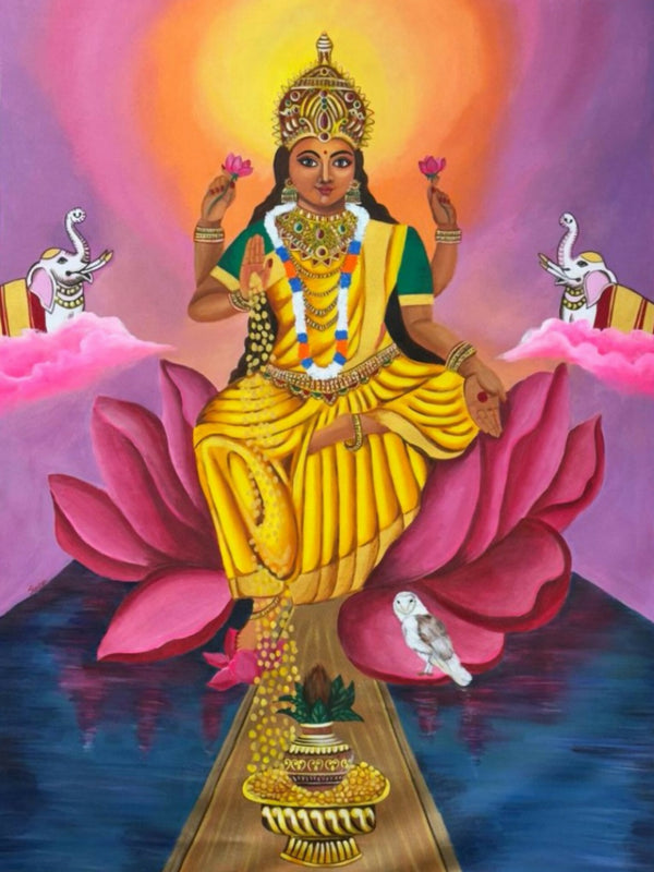 Mata lakshmi painting