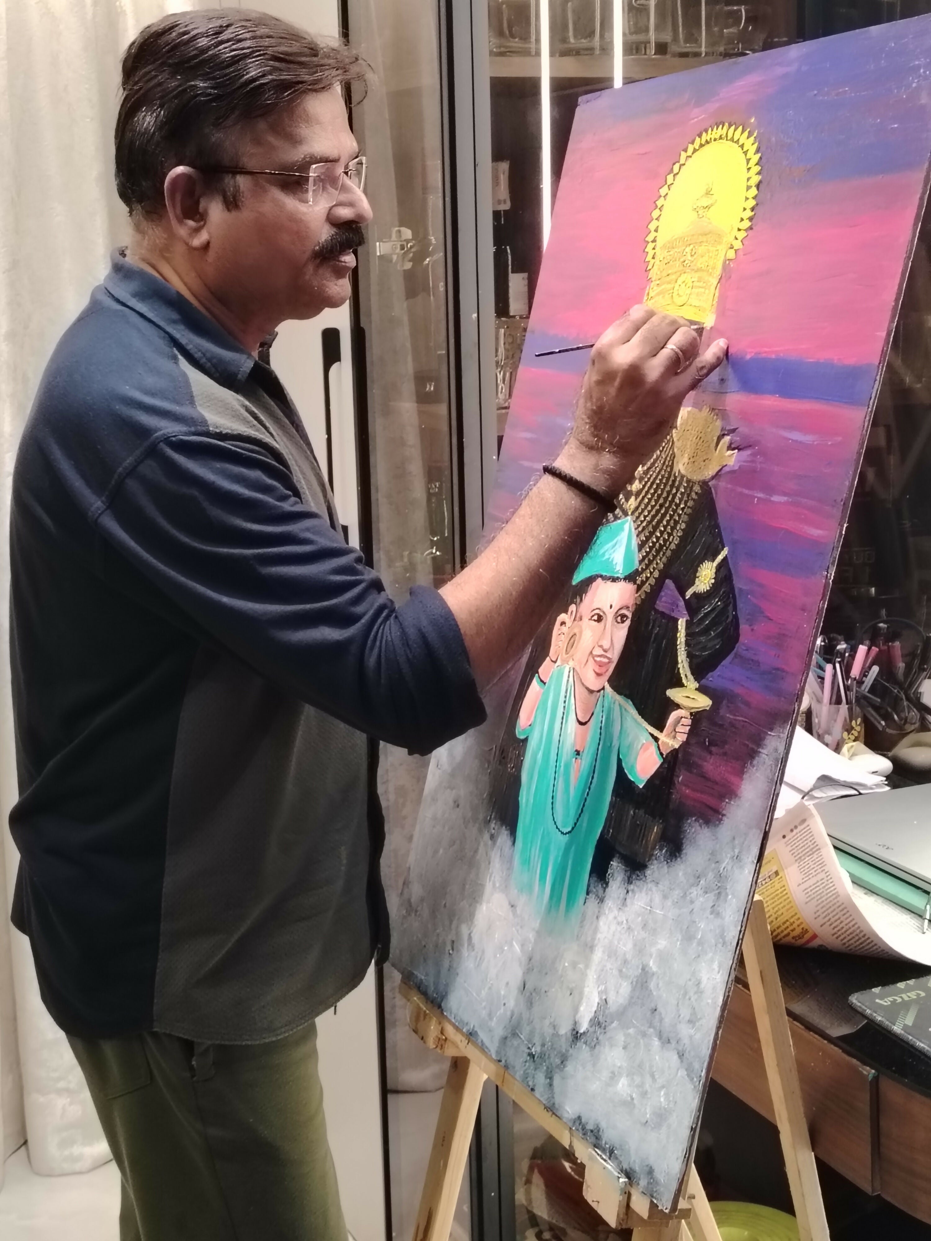 Lord Vitthal painting