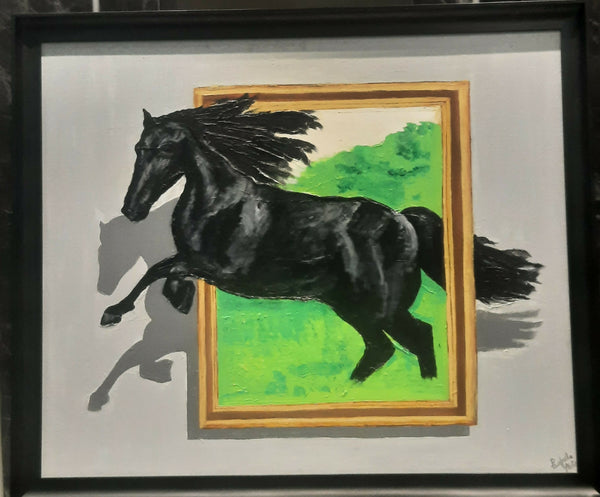 3D Horse in the frame