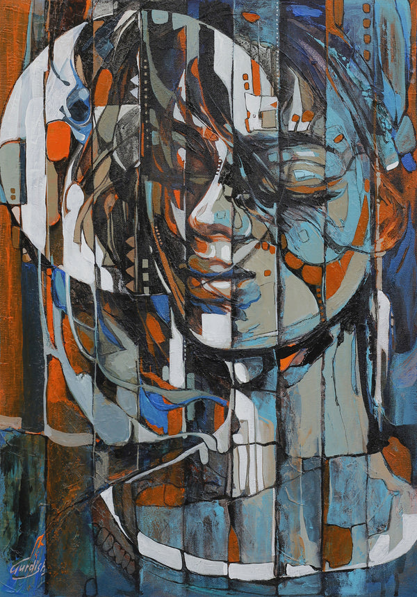 woman paintings -The Life With Moon 1