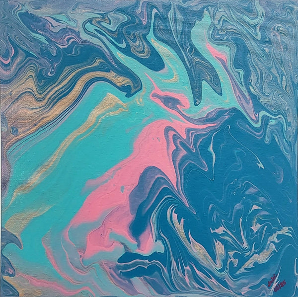 " Blue Conversation "