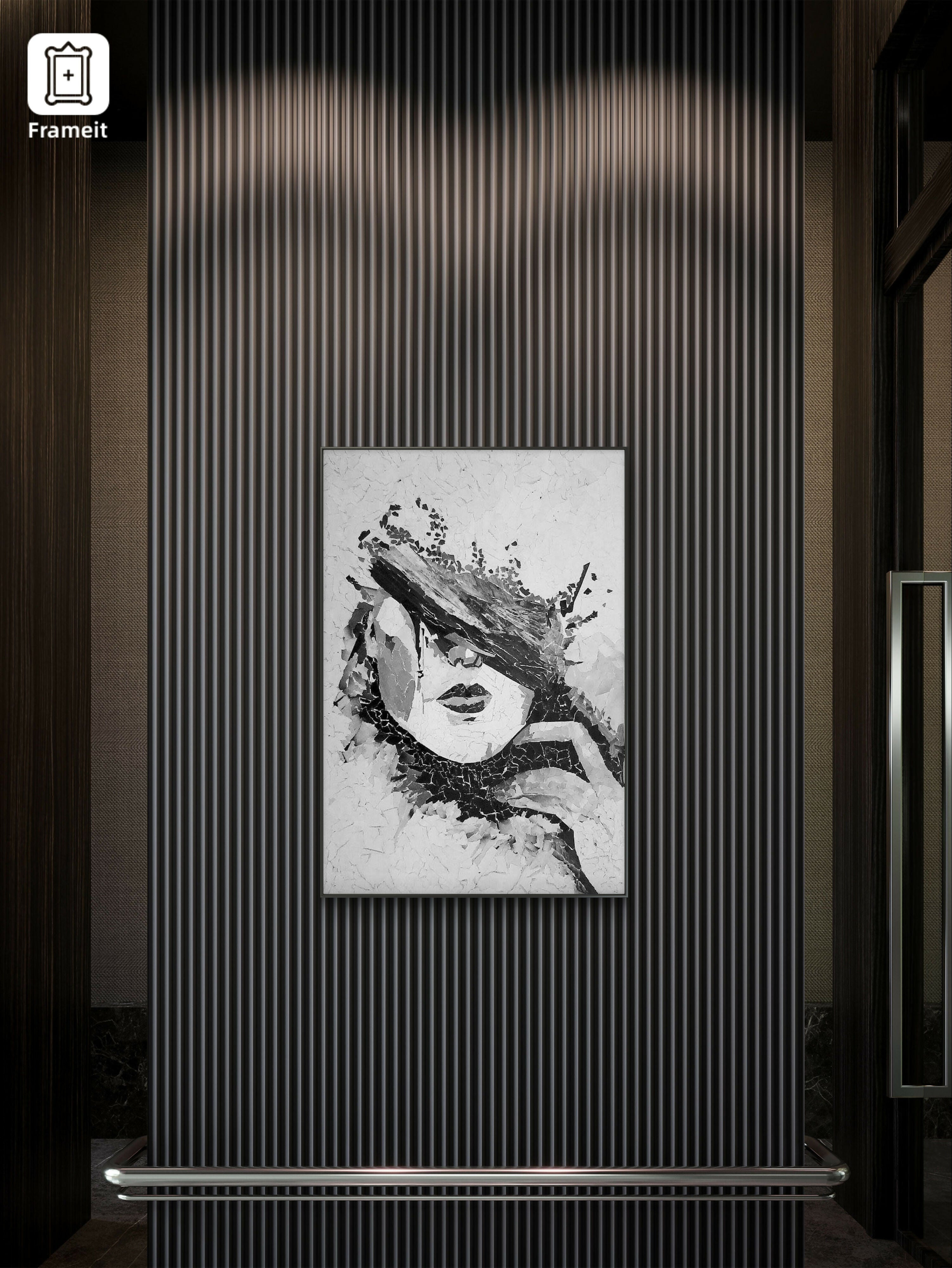 “Whispers of Grace” (paper collage)