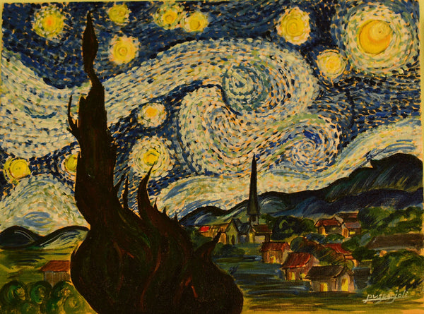 Recreating Van Gogh's Starry Night