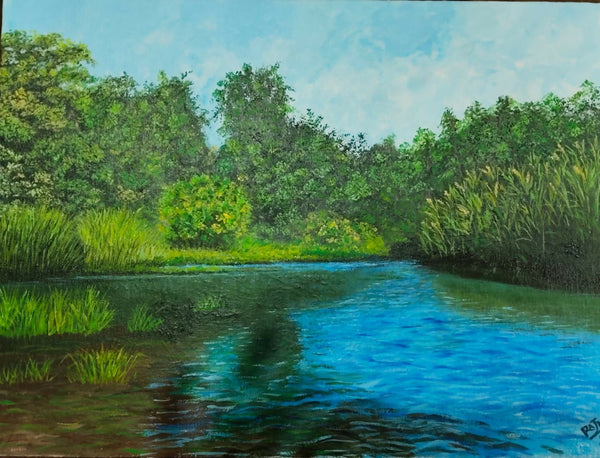 Lake side landscape 1