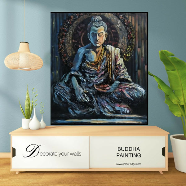 BUDDHA TEXTURE PAINTING