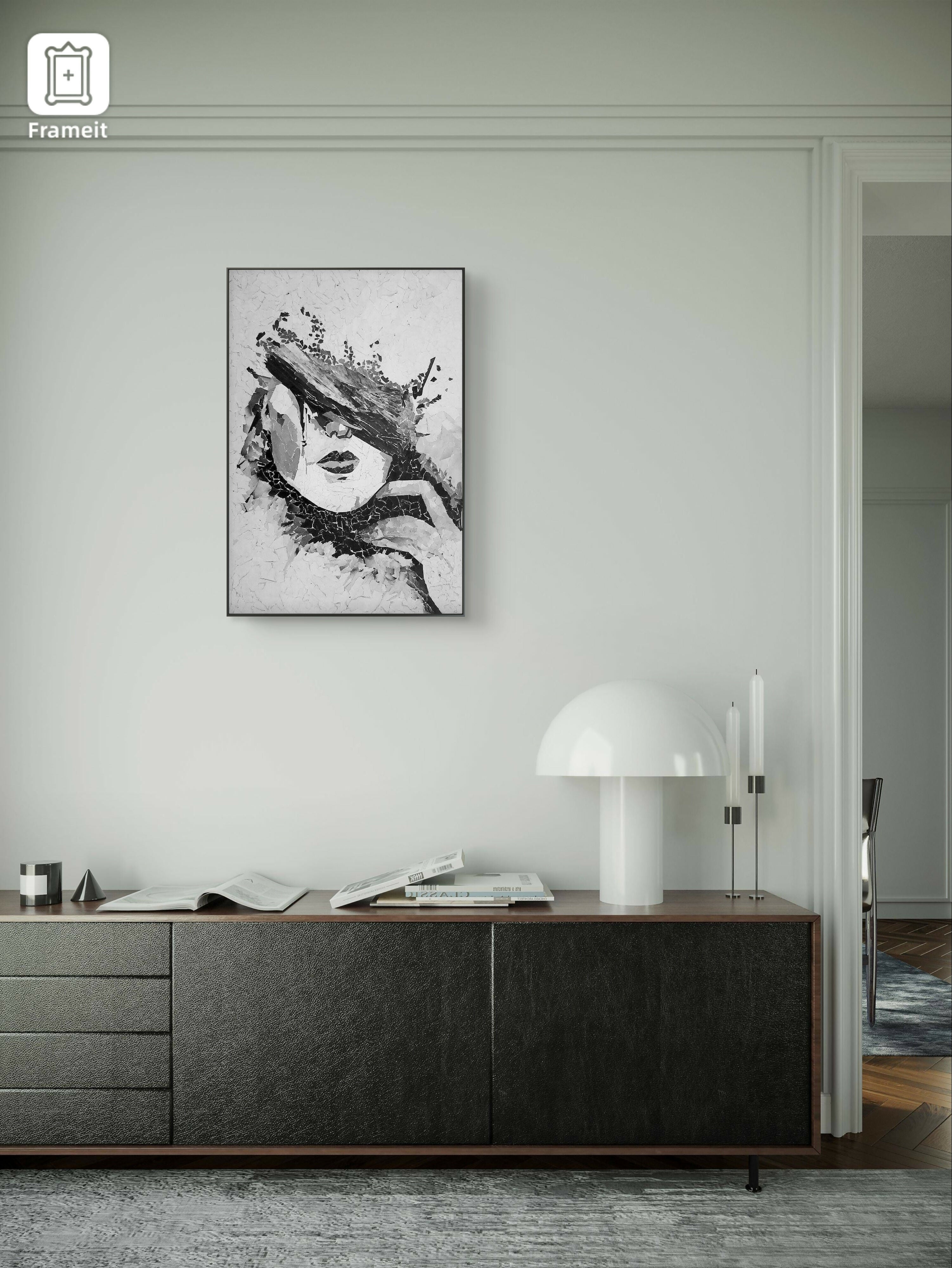 “Whispers of Grace” (paper collage)