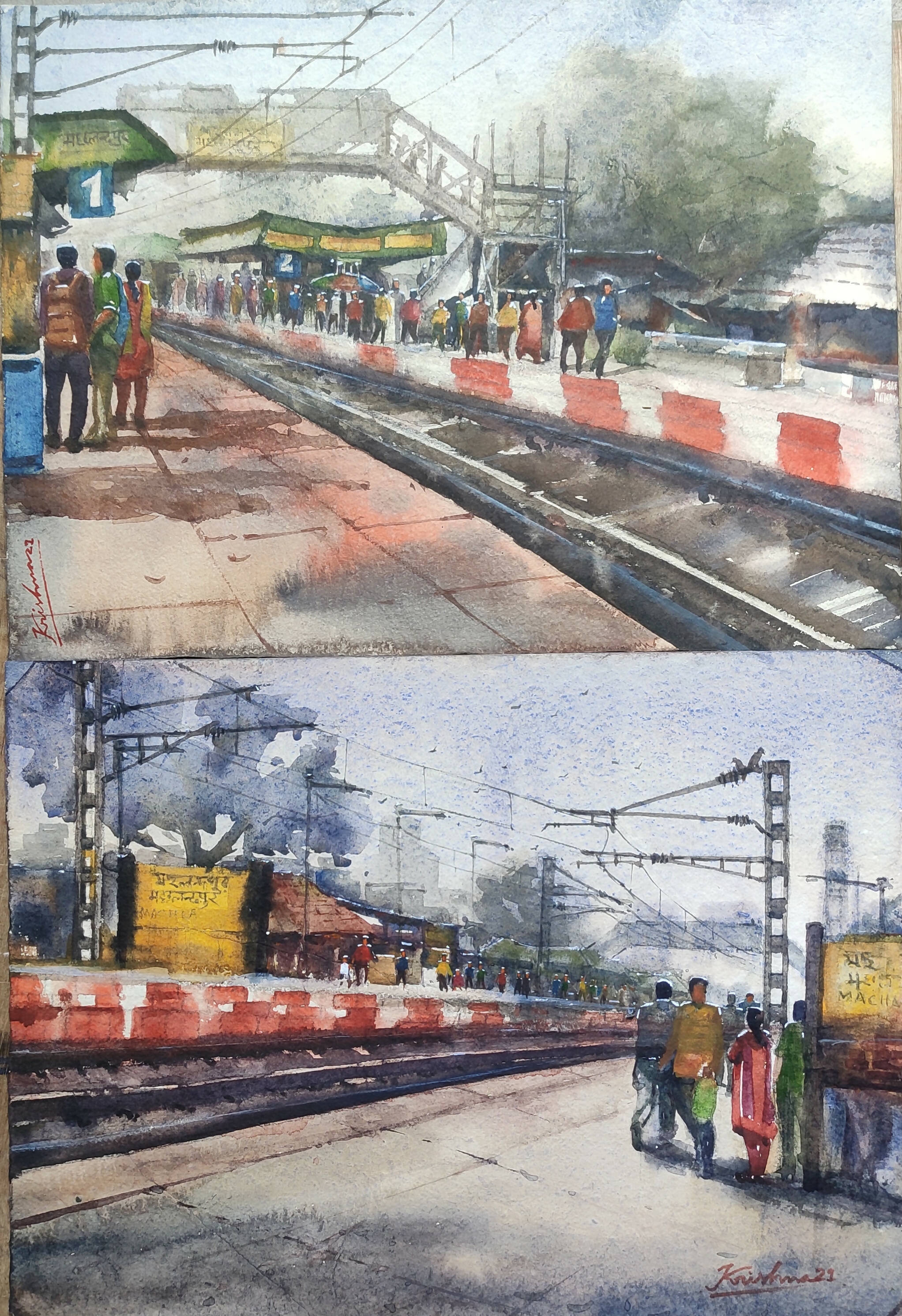 Two Station painting
