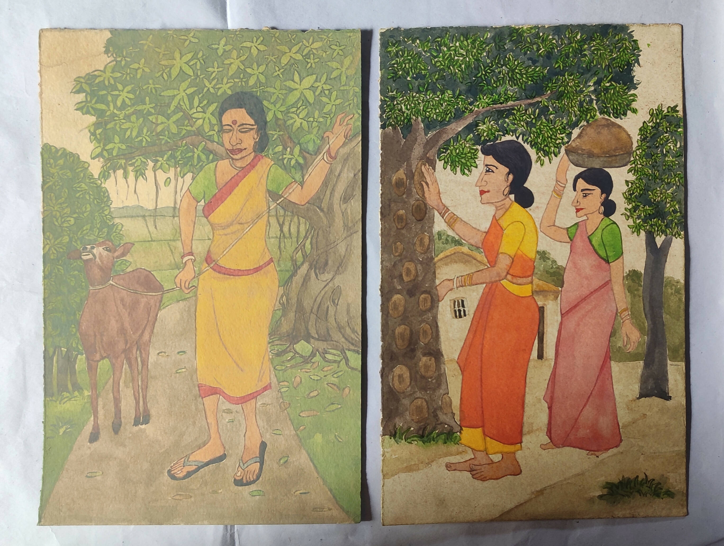 2 Indian Style painting