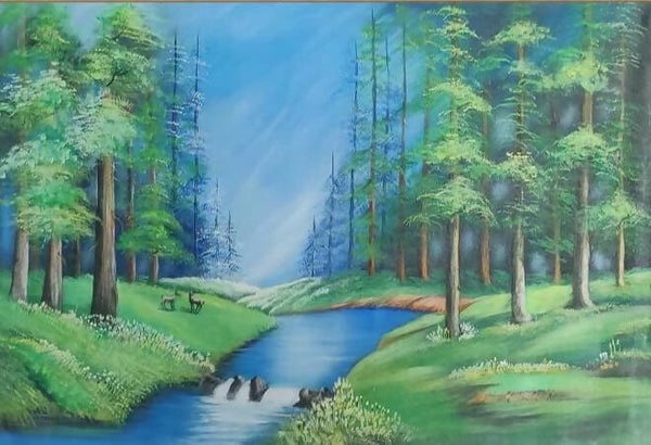 Nature scenery painting