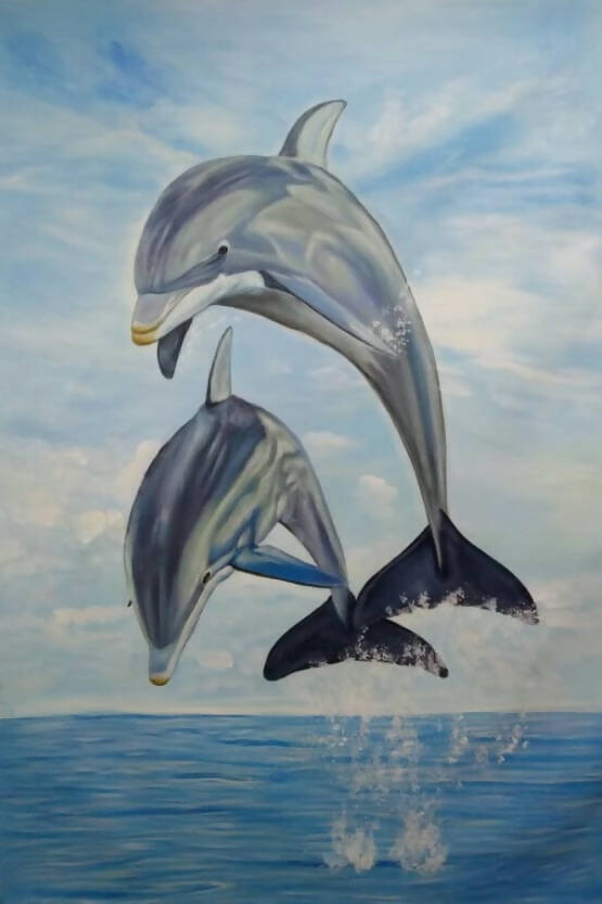 Pair of dolphins