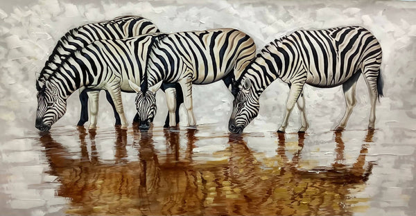Family of zebras